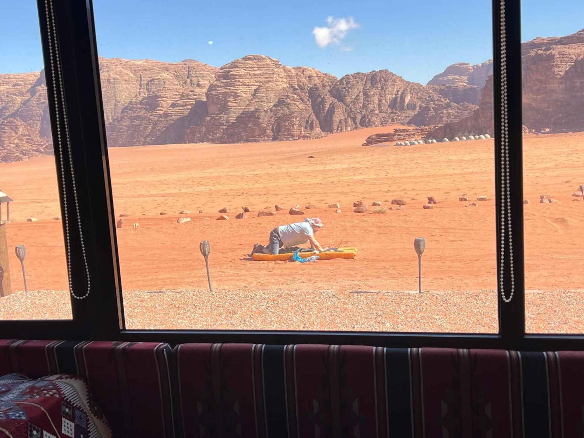 ワディ ・ラム Milky Way Bedouin Campヴィラ エクステリア 写真