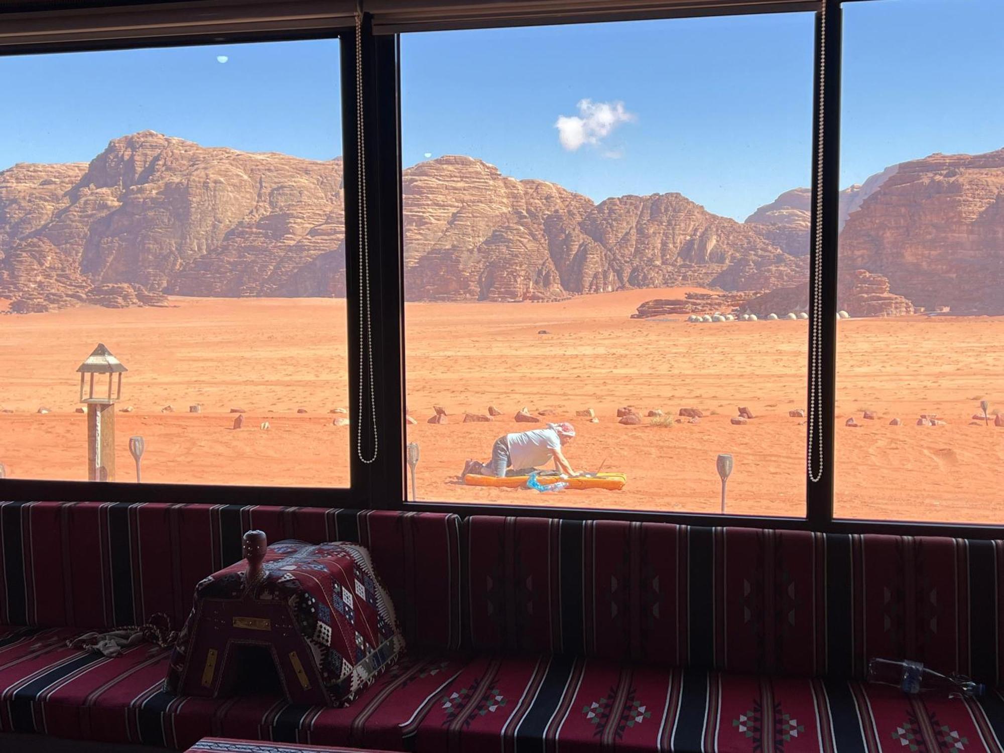 ワディ ・ラム Milky Way Bedouin Campヴィラ エクステリア 写真